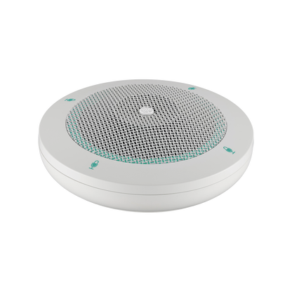 Micrófono de Mesa para Conferencia | PoE | Conexión IP Dante | 6 Patrones de Directividad | Para sistema de Conferencia Adecia | Color Blanco