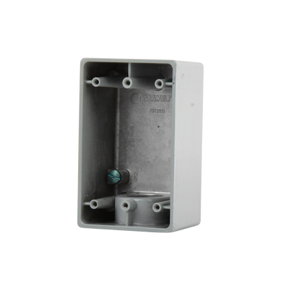 Caja Condulet FS de 1" (25.4 mm) con una boca a prueba de intemperie.
