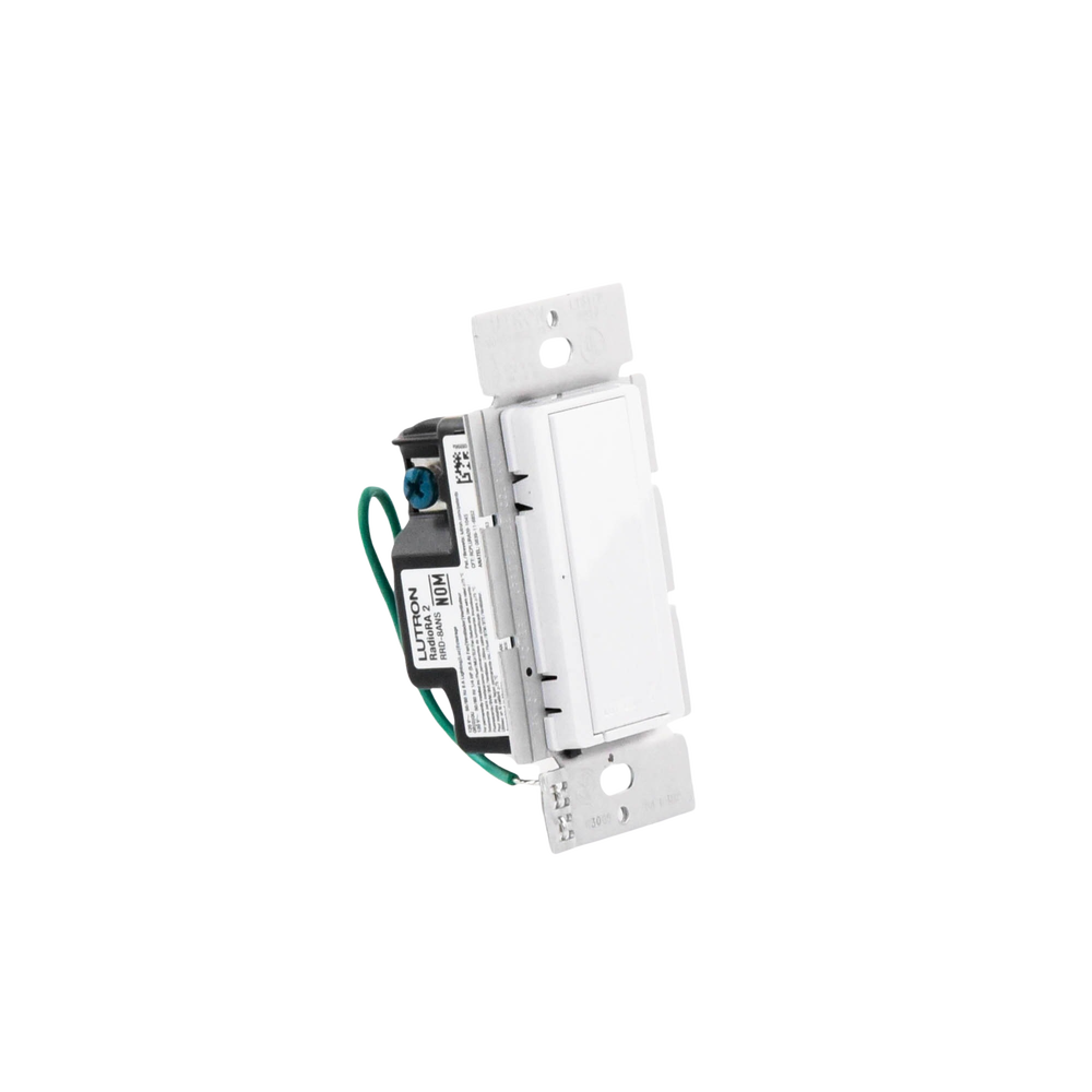 (RadioRA2) Interruptor Inteligente On/Off, requiere cable neutro. 8A, /120V, compatible con RA2Select y RR3.