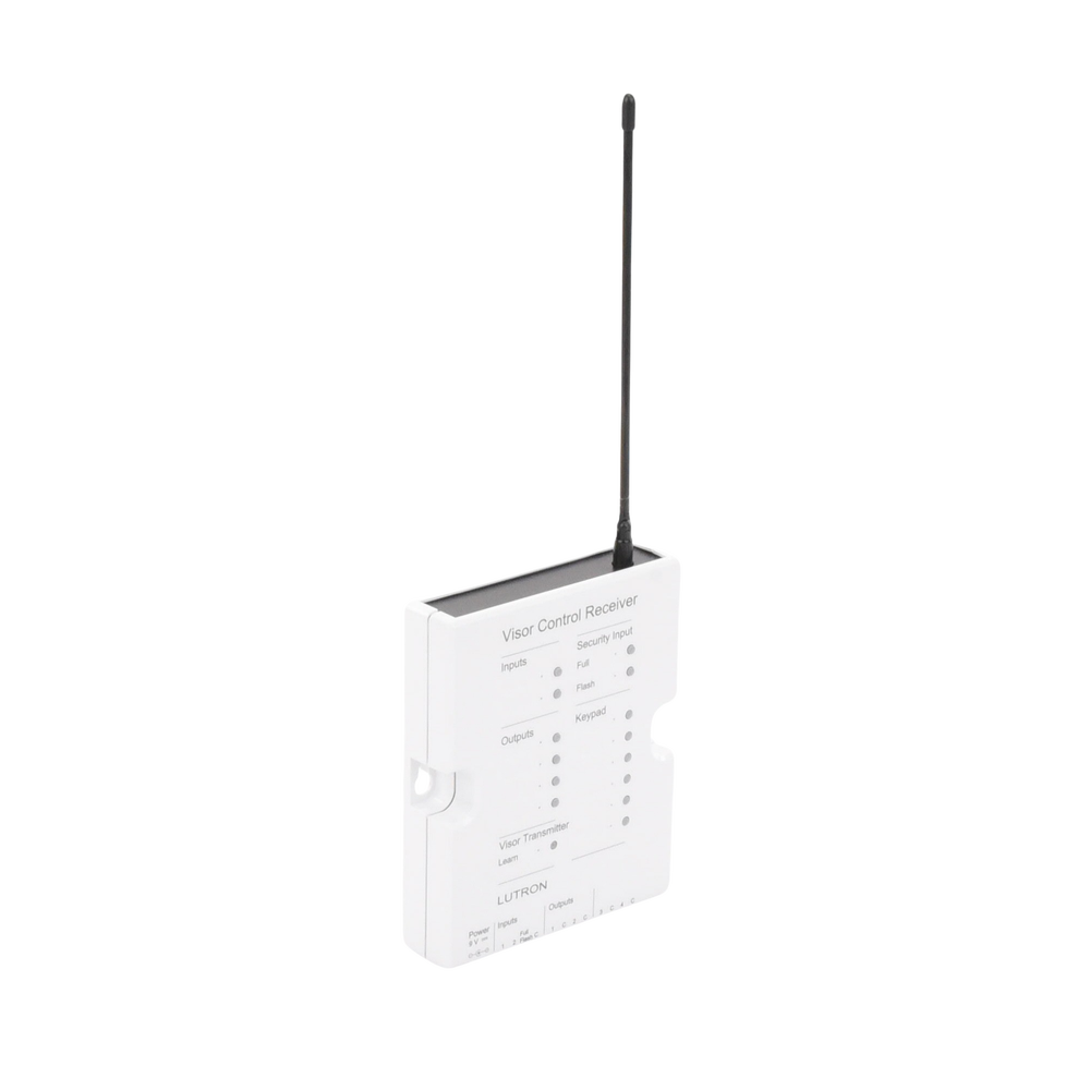 (RadoiRA2) Receptor de control para puertas de garage, regulador de iluminación. 120V, 4 salidas de relay y 2 entradas. Complementar con RRMAIN de RadioRa2 Lutron.
