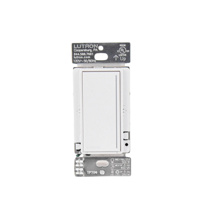 (RadioRa3) Atenuador  táctil Sunnata Dimmer PRO color blanco, requiere cable neutro / soporta 250W LED