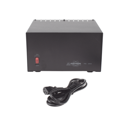 Fuente de Poder Lineal / 13.8 Vcc 20 A / Regulación Electrónica / Protección Sobrecarga / Disipador Térmico / Radios 50W