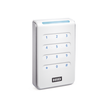 Lector R40 con TECLADO SIGNO WHITE Estandar Multitecnologia/ 40KNWS-00-000000/ Garantia de Por Vida/ Pigtail/Wiegand & OSDP