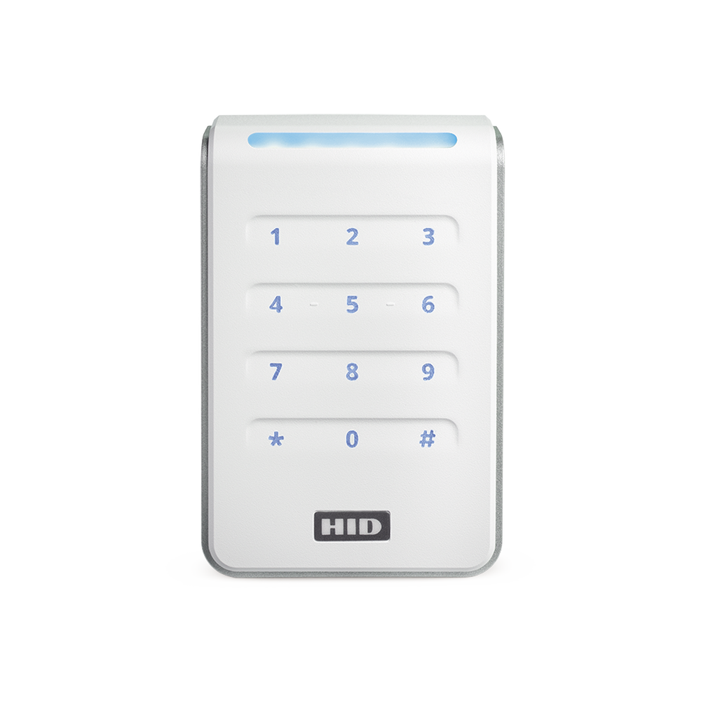 Lector R40 con TECLADO SIGNO WHITE Estandar Multitecnologia/ 40KNWS-00-000000/ Garantia de Por Vida/ Pigtail/Wiegand & OSDP