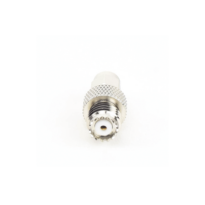 Adaptador en Línea, de Conector SMA Macho a Mini-UHF Hembra, Níquel/ Oro/ Teflón.Au/Teflón.