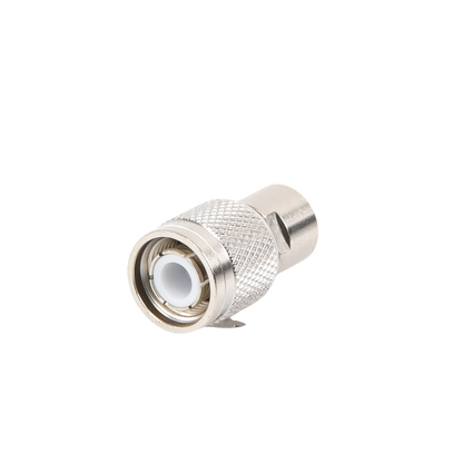 Conector TNC Macho Rosca Izquierda para cables RG-58/U, RG-142/U.