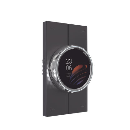 Mini pantalla táctil Hub controlador integrable con sistemas de automatización compatible con múltiples marcas, una entrada de iluminación, 4 botones para escenas. Conexión Wifi