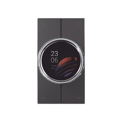 Mini pantalla táctil Hub controlador integrable con sistemas de automatización compatible con múltiples marcas, una entrada de iluminación, 4 botones para escenas. Conexión Wifi