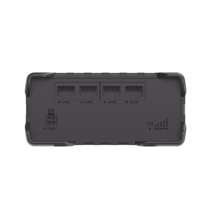Router Industrial LTE 4G / 150 Mbps Cat 4 / 4 Puertos Ethernet / WiFi 2.4 GHz / Doble SIM / Montaje DIN / -40°C a 75°C