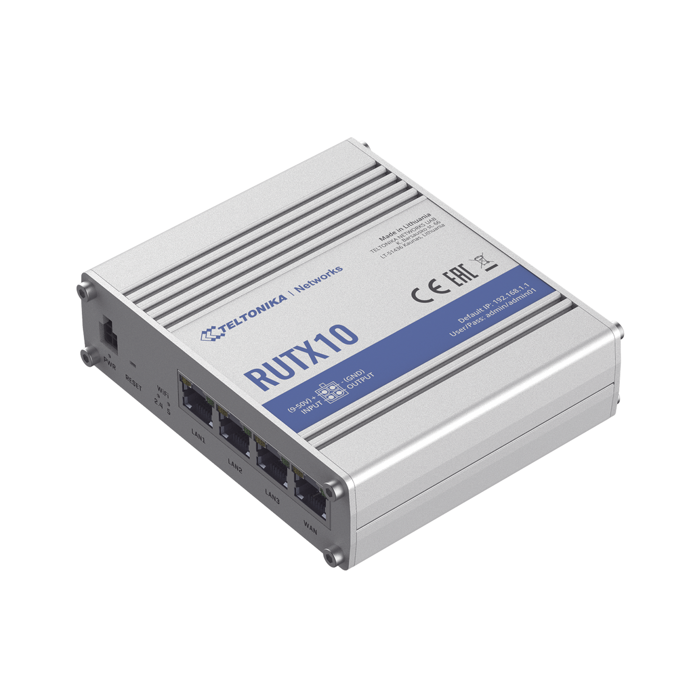 Router Industrial WiFi 5 VPN / 802.11ac Dual Band / 4 Puertos Gigabit / Quad-Core / PoE / -40°C a 75°C