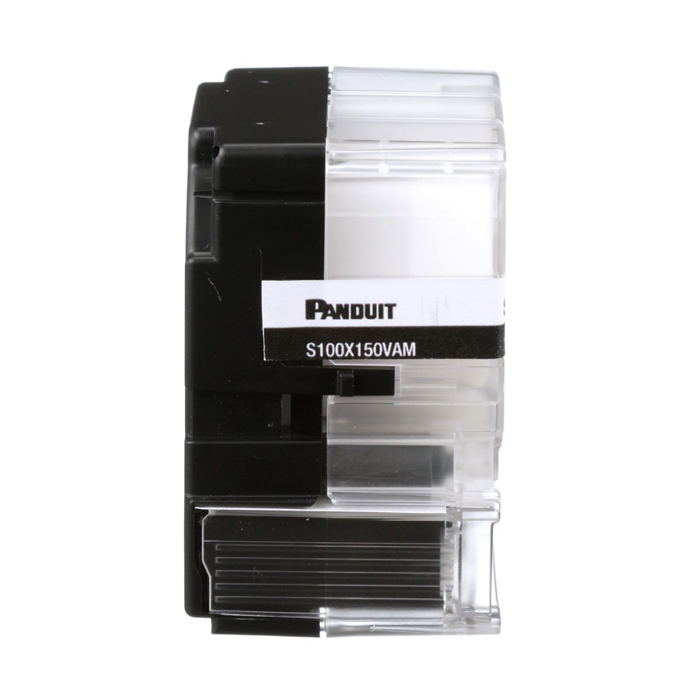 Casete de 175 Etiquetas Autolaminadas de 25.4 x 38.1 mm (1 x 1.5 pulgadas), para Cables de 4 a 8.1 mm (0.16 a 0.32 pulgadas) de Diámetro, Área de Impresión Color Blanco