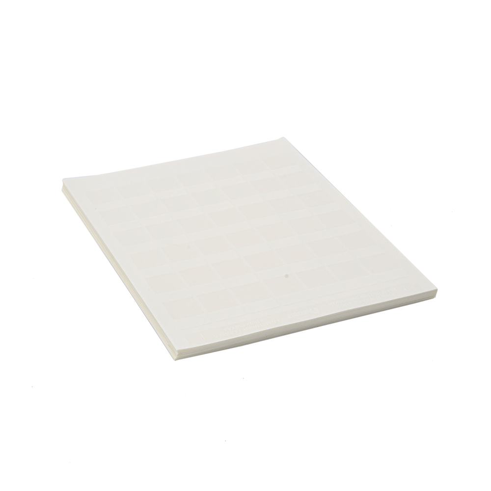 Paquete de Hojas con 2500 Etiquetas de Identificación Auto-Laminadas para Impresora Láser/Inyección de Tinta, para Cables de 4.1 a 8.1 mm de Diámetro (10 - 6 AWG), Color Blanco