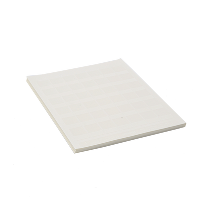 Paquete de Hojas con 2500 Etiquetas de Identificación Auto-Laminadas para Impresora Láser/Inyección de Tinta, para Cables de 4.1 a 8.1 mm de Diámetro (10 - 6 AWG), Color Blanco