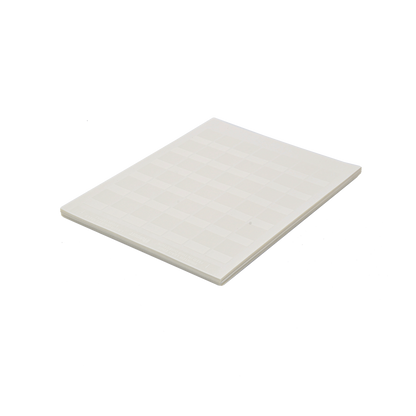 Paquete de Hojas con 2500 Etiquetas de Identificación Auto-Laminadas para Impresora Láser/Inyección de Tinta, para Cables de 4.1 a 8.1 mm de Diámetro (10 - 6 AWG), Color Blanco