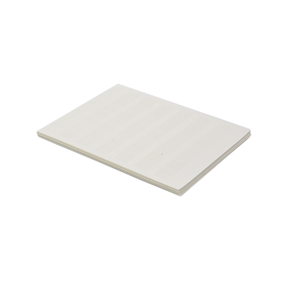 Paquete de Hojas con 2500 Etiquetas de Identificación Auto-Laminadas para Impresora Láser/Inyección de Tinta, para Cables de 4.1 a 8.1 mm de Diámetro (10 - 6 AWG), Color Blanco