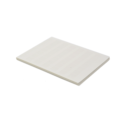 Paquete de Hojas con 2500 Etiquetas de Identificación Auto-Laminadas para Impresora Láser/Inyección de Tinta, para Cables de 4.1 a 8.1 mm de Diámetro (10 - 6 AWG), Color Blanco