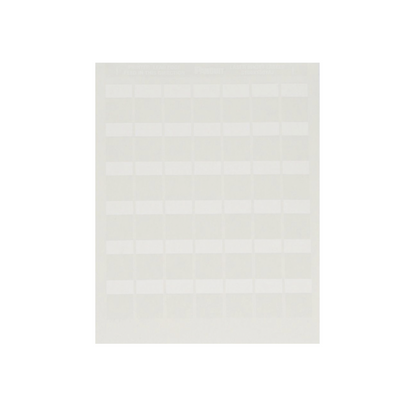 Paquete de Hojas con 2500 Etiquetas de Identificación Auto-Laminadas para Impresora Láser/Inyección de Tinta, para Cables de 4.1 a 8.1 mm de Diámetro (10 - 6 AWG), Color Blanco