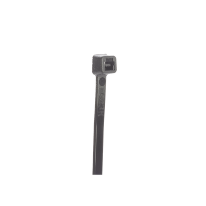 Cincho STRONGHOLD, 370 mm largo x 4.8mm ancho, Tensión 50 lb (222 N) Nylon 6,6 Color Negro, Paquete de 100 Piezas