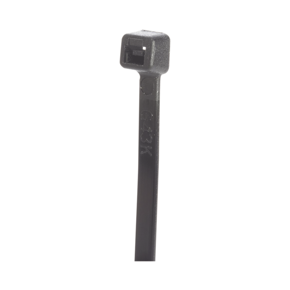 Cincho de Nylon 6.6 StrongHold™, 533mm largo x 7.6mm ancho, Color Negro Exterior, Resistente a Rayos UV, Paquete de 100pz