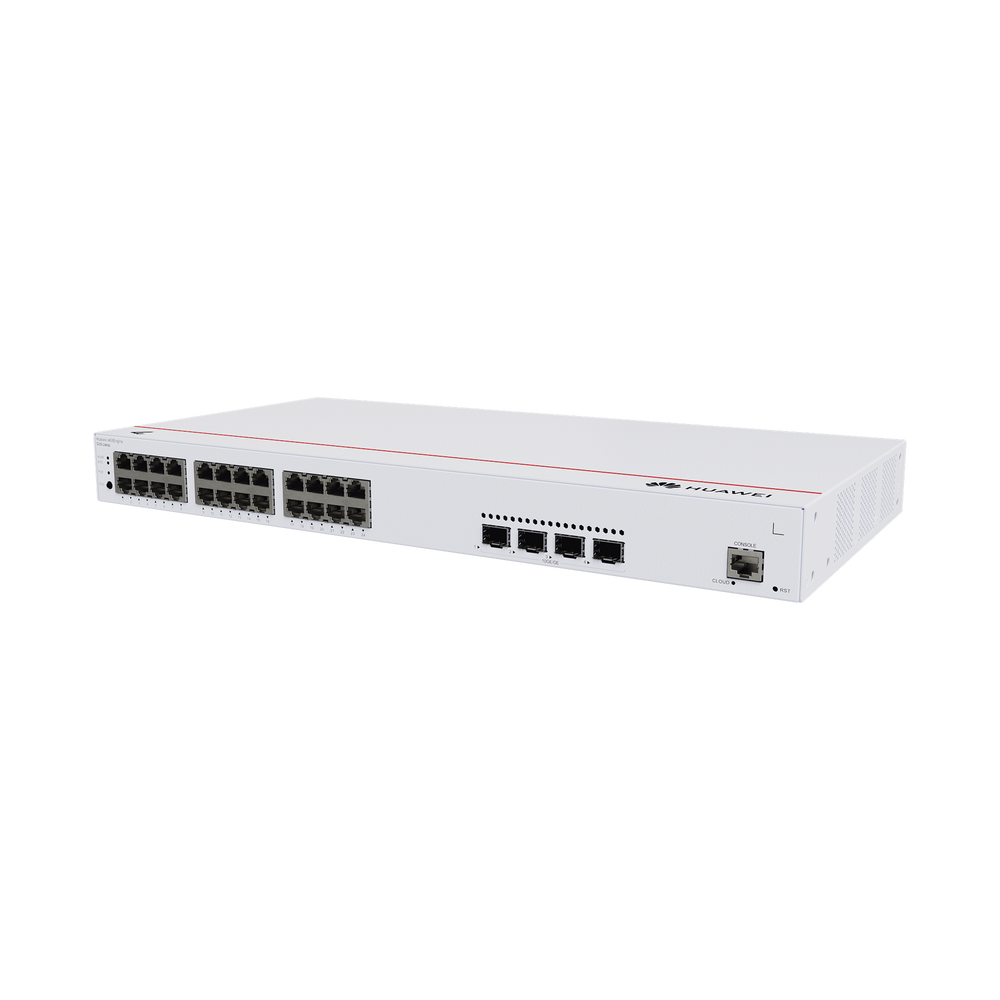 Switch de Acceso eKit Administrable / Capa 2 / 24 Puertos PoE+ Gigabit + 4 Puertos SFP+/SFP + Puerto de Consola  / Poe Perpetuo / Presupuesto PoE 400 W / Sin Licenciamiento