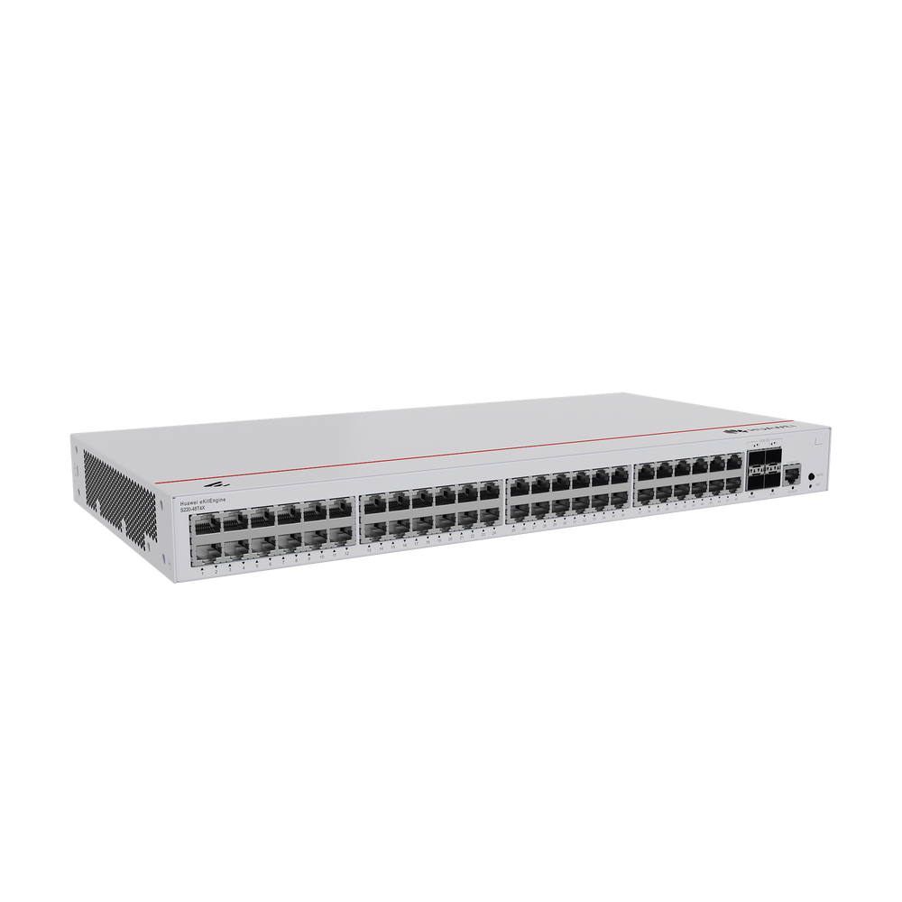 Switch de Acceso Gigabit Administrable  Capa 2 / 48 puertos 10/100/1000 Mbps / 4 Puertos 10GE SFP+ Uplink / ERPS / IMGP Snooping / DHCP Snooping / Administración Nube Gratis