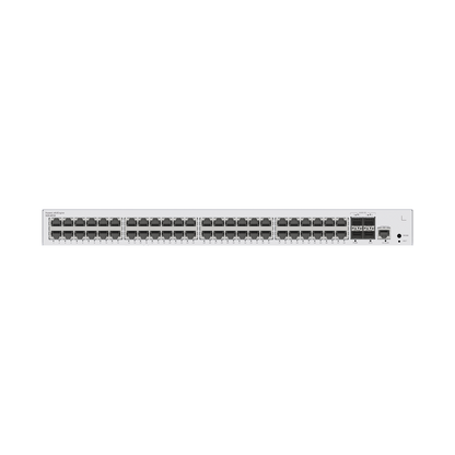 Switch de Acceso Gigabit Administrable  Capa 2 / 48 puertos 10/100/1000 Mbps / 4 Puertos 10GE SFP+ Uplink / ERPS / IMGP Snooping / DHCP Snooping / Administración Nube Gratis