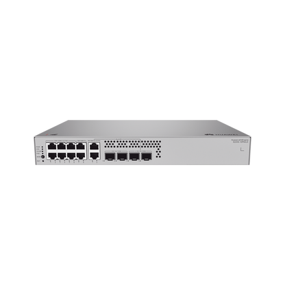 Switch de Acceso eKit Administrable / Capa 2 / 6 Puertos PoE+ Gigabit + 2 Puertos PoE+ Multi-Gigabit (2.5 Gbps) + 2 Puertos Gigabit + 2 Puertos SFP + 2 Puertos SFP+ / PoE Perpetuo / Presupuesto PoE 128 W / Sin licenciamiento