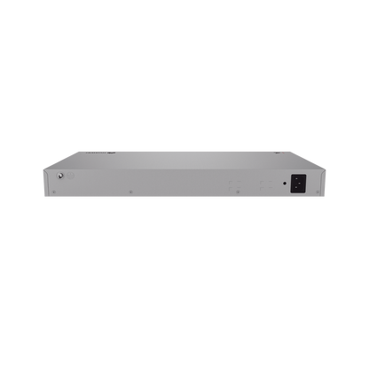 Switch de Acceso eKit Administrable / Capa 2 / 24 Puertos PoE+ Gigabit + 2 Puertos SFP (2.5 Gbps) + 2 Puertos SFP+ /  PoE Perpetuo / Presupuesto PoE 195 W / Sin licenciamiento
