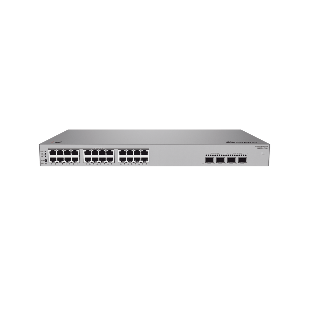Switch de Acceso eKit Administrable / Capa 2 / 24 Puertos PoE+ Gigabit + 2 Puertos SFP(2.5 Gbps) + 2 Puertos SFP+(10 Gbps) / PoE Perpetuo / Presupuesto PoE 400 W / Sin licenciamiento