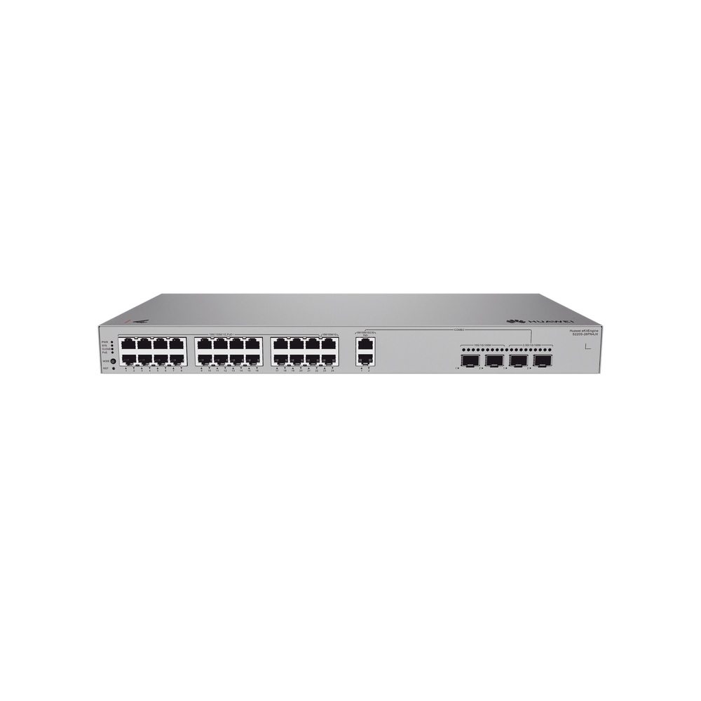 Switch de Acceso eKit Administrable / Capa 2 / 22 Puertos PoE+ Gigabit + 2 Puertos PoE+ 2.5 Gbps + 2 Puertos SFP(2.5 Gbps) + 2 Puertos SFP+(10 Gbps) / PoE Perpetuo / Presupuesto PoE 400 W / Sin Licenciamiento