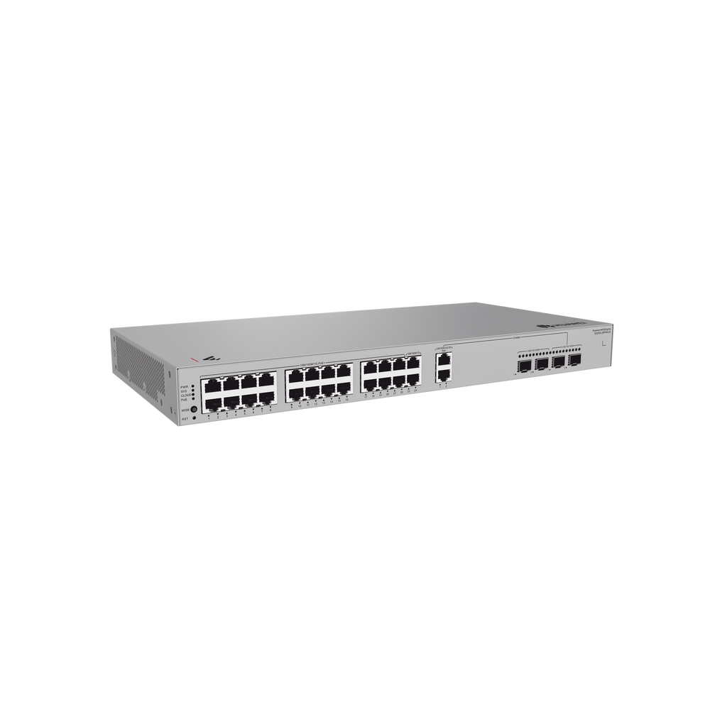 Switch de Acceso eKit Administrable / Capa 2 / 22 Puertos PoE+ Gigabit + 2 Puertos PoE+ 2.5 Gbps + 2 Puertos SFP(2.5 Gbps) + 2 Puertos SFP+(10 Gbps) / PoE Perpetuo / Presupuesto PoE 400 W / Sin Licenciamiento