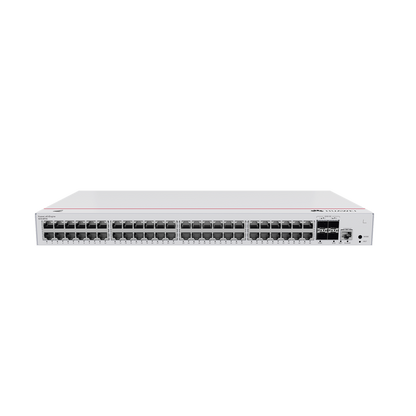 Switch de Distribución/Core Gigabit Administrable  Capa 3 / 48 puertos 10/100/1000 Mbps  / 4 Puertos 10GE SFP+ Uplink / ERPS / Rutas Estáticas / iStack / Administración Nube Gratis