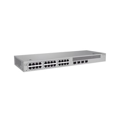 Switch de Acceso Gigabit Administrable Capa 2+ / 24 puertos 10/100/1000 Mbps / 2 Puertos 2.5GE SFP + 2 Puertos 10GE SFP+ Uplink  / ERPS / Rutas Estáticas / Administración Nube Gratis