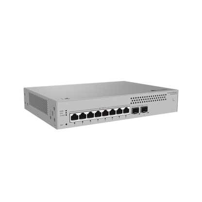 Switch de Acceso Gigabit Administrable Capa 2+ / 8 puertos 10/100/1000 Mbps / 2 Puertos 10GE SFP Uplink  / ERPS / Rutas Estáticas / Administración Nube Gratis