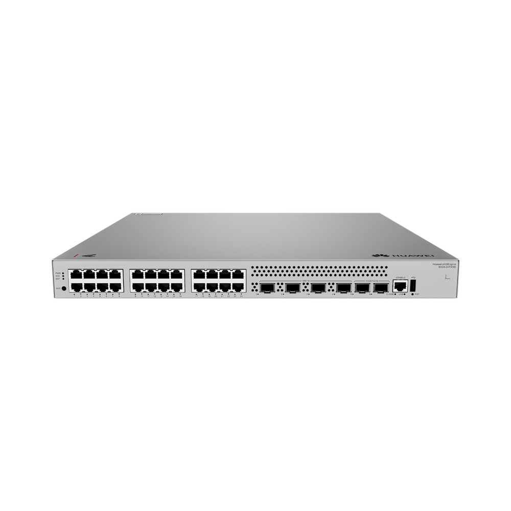Switch Empresarial Core Gigabit Administrable  Capa 3 / 24 Puertos 10/100/1000 Mbps / 4 Puertos 10GE SFP+ Uplink / 2 Puertos 10GE SFP+ (Stack) / ERPS / Ruteo Dinamico (RIP, OSPF, IS-IS y BGP)  / iStack / Administración Nube Gratis