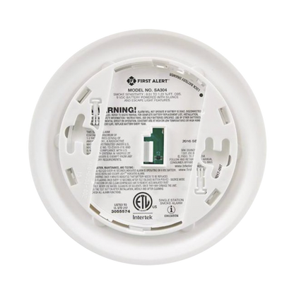 Detector de Humo Autónomo, No Requiere Panel, LED de Escape, Sensor por Ionización, Batería 9 V reemplazable