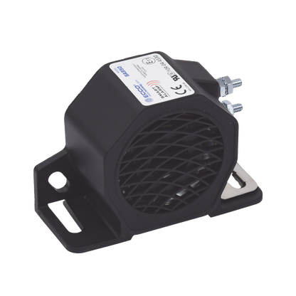 Alarma de reversa inteligente 12-24 Vcc, 82- 102 dBA