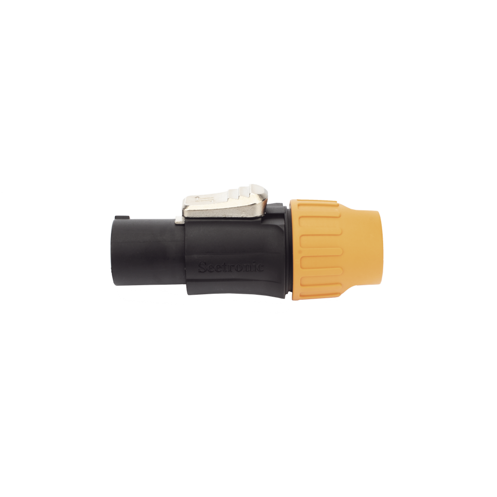 POWERCOM,  línea, neutro y conexión a tierra de seguridad preadaptada IP65 Color Negro