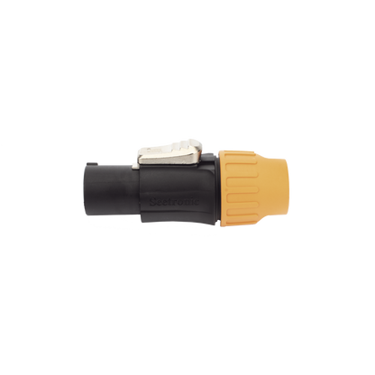 POWERCOM,  línea, neutro y conexión a tierra de seguridad preadaptada IP65 Color Negro