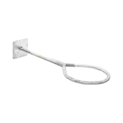 Ancla con Aro, largo: 40 cm. de 1/2" de espesor para Losa o Pared. Galvanizado por Inmersión.