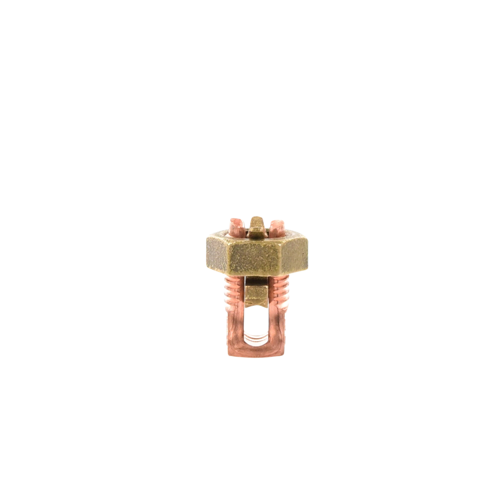 Conector Mecánico de Puesta a Tierra, de Cobre, Para Cables de Calibre 8 a 6 AWG