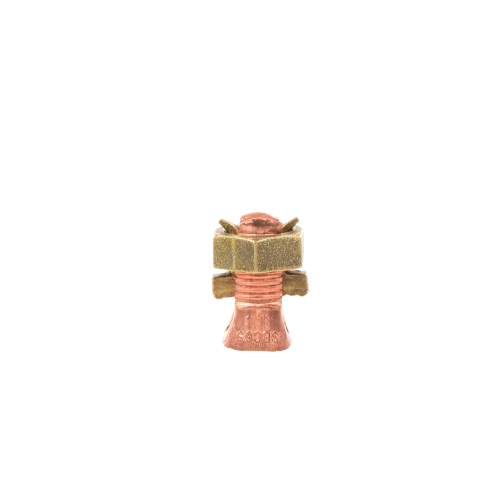 Conector Mecánico de Puesta a Tierra, de Cobre, Para Cables de Calibre 8 a 6 AWG