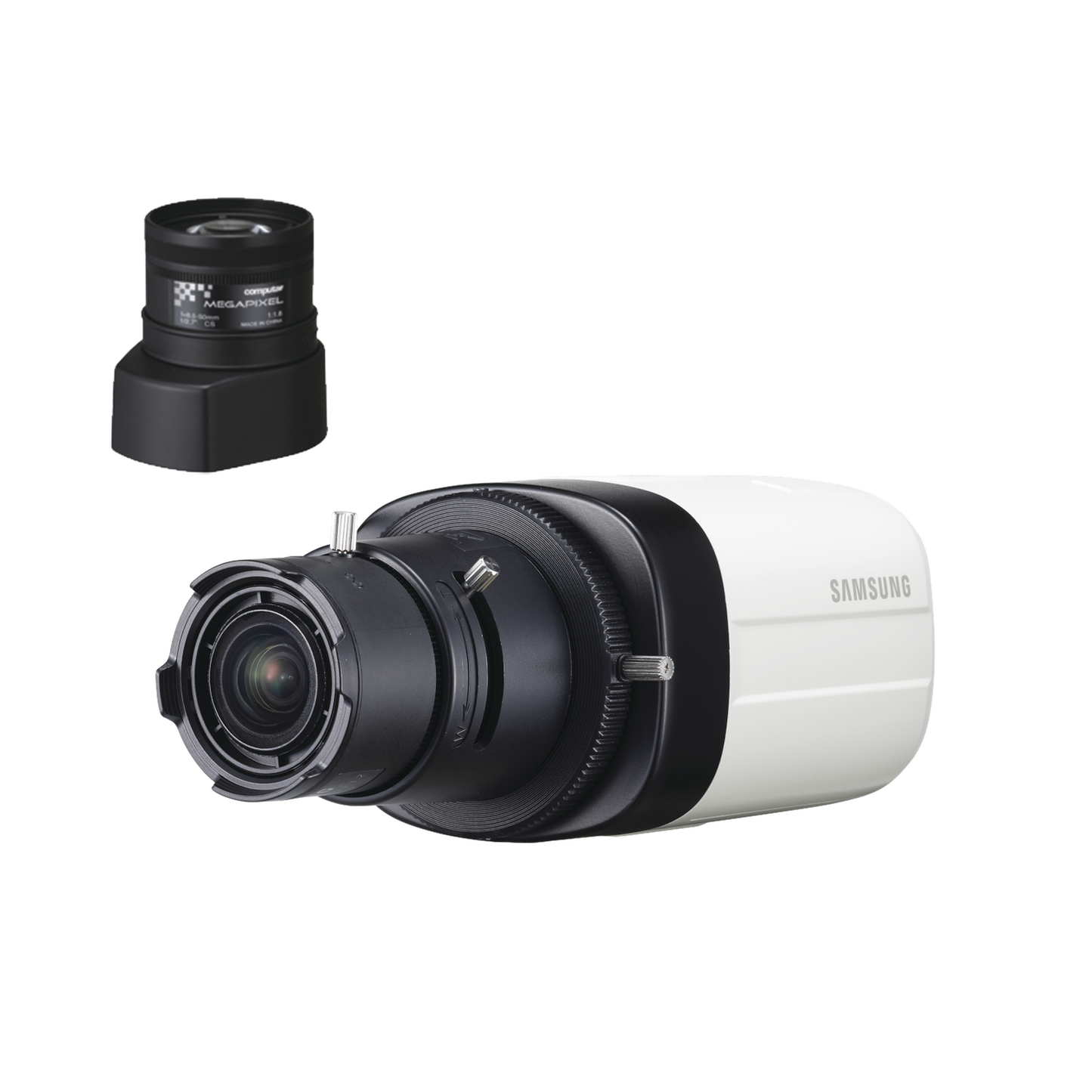 Kit de camara Box SCB6003 y Lente Computar de 8.5 a 50mm