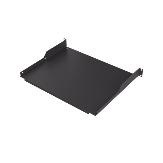 Charola para Soportar Equipos en Rack de 19 in, Profundidad de 34 cm, Color Negro, 1U