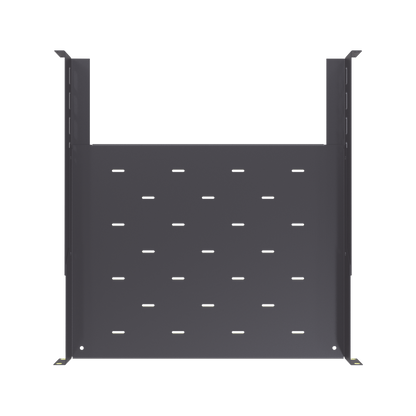 Charola para Gabinetes y Racks de Pared de 4 puntos de Fijación, Profundidad Ajustable de 347 a 489 mm