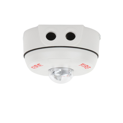 Lámpara Estroboscópica para Exterior / a 2 Hilos / Montaje en Techo / Configuración Estroboscópica Seleccionable / Color Blanco