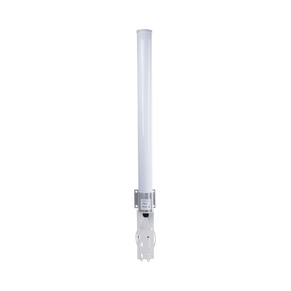 Antena Omnidireccional en 2.4 GHz, Rango de Frecuencias (2.3 - 2.5 GHz), Ganancia de 10 dBi, Doble Polaridad MIMO 2x2, Incluye Jumpers