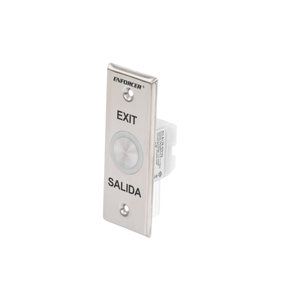 Botón de Salida con Aro Iluminado Color Verde y Rojo / IP65 / Buzzer / Función Toggle (Enclavado) / Temporizador  / Relevador NC/NO/ Uso Exterior e Interior.