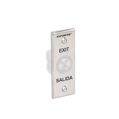 Botón de Salida con Aro Iluminado Color Verde y Rojo / IP65 / Buzzer / Función Toggle (Enclavado) / Temporizador  / Relevador NC/NO/ Uso Exterior e Interior.