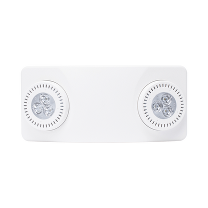 Luz de Emergencia Dual LED /520lm/uso rudo/montaje en pared o techo/batería de respaldo incluida